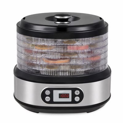 Velmio Voedseldroger Professioneel - Dehydrator - Droogoven - 6 Lades - Incl Timer & Temperatuurregeling - BPA-vrij