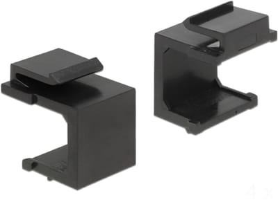 Keystone dummy - Snap-in - 4 stuks - Zwart - Allteq