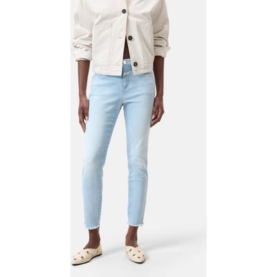 Closed Skinny Pusher Jeans Light Blue Maat: W24L32 | Skinny Jeans Outlet | Dames | Blauw