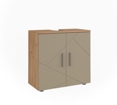 Vicco Irma Wastafelonderkast – 60 x 59 cm Krachtige eik goud