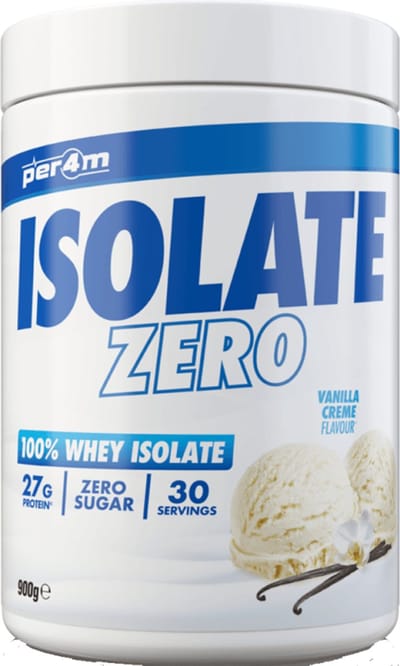 Per4m Whey Isolate Zero (900g) Vanilla Creme - Eiwitten - Wei-eiwit isolaat