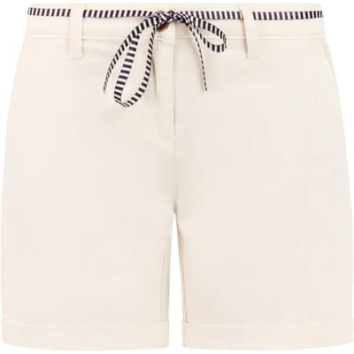 Protest PRTTulip - Korte broek Dames - Normale pasvorm - Knielengte - Knoopsluiting - Wit