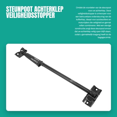 Dailygoods- Steunpoot Achterklep Veiligheidsstopper - Vervanging voor Mitsubishi Pajero IV - ABS/Metaallegering - Schokbestendig - Eenvoudige Montage - Tijd Besparend - Achterklepsteun