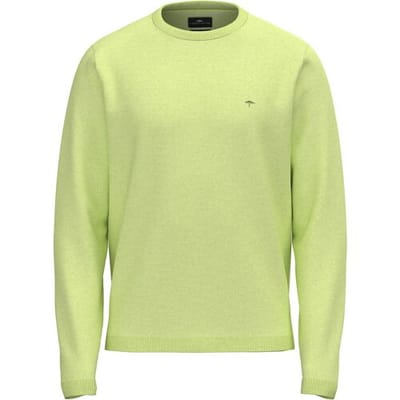 Fynch-Hatton Trui O-Neck Light Air Cotton Pear / male