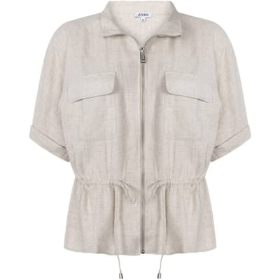Zoso Blouse Vivian 263 2045 Beige Dames Maat - L