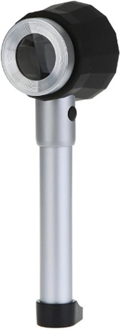 Handheld Metalen Loupes met 10X Lens en LED Licht voor Textiel, Juwelen en Antieke Objecten Identificatie en Authenticatie