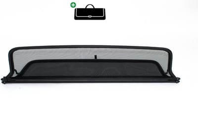 Windscherm Mercedes SL W113 | 1963-1971 | incl. luxe opbergtas | Zwart