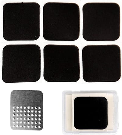 Fietsband Plakset - Bandenreparatie Kit - Onderweg Repareren - Sterke Lijm - 6 Stuks - Zwart
