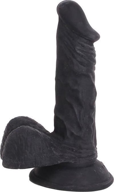 Kiotos Cox - Dildo 18,5 x 4 cm - Zwart