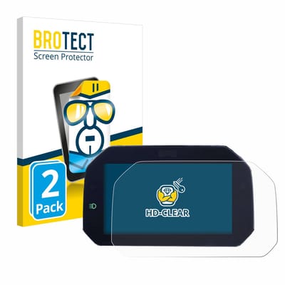 BROTECT - Screenprotector voor BMW F 900 XR 2019 Connectivity TFT 6.5" - Folie Beschermfolie transparant 2 Stuks