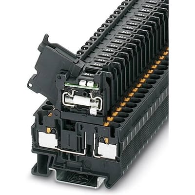 Phoenix Contact 3207908 Zekering-serieklem 6.2 mm Snelaansluiting Zwart 50 stuk(s)