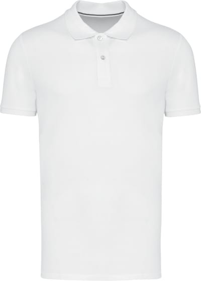 Herenpolo Supima® korte mouwen White - 3XL