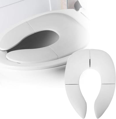 Draagbare Vouwbare Toilettraining Zitting voor Peuters en Kinderen met Antislip Siliconen Pads en Opbergtas voor Gemakkelijk Gebruik en Reis