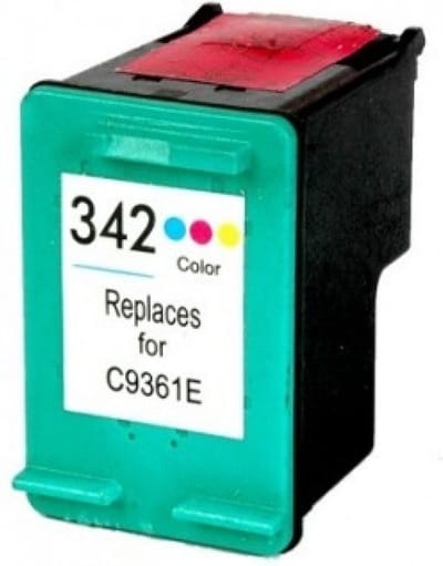 Inktcartridge Geschikt voor HP 342XL | 1x Kleur Geschikt voor HP DeskJet 5420, 5440, Photosmart C3170, PSC 1507, 1513S