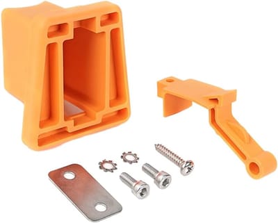 Fietsbagagedrager Basis - Fietsaccessoire Houder - Fietsen Organiseren - Varkensneus Frame Compatibel - 10 x 6 x 6 cm - Oranje