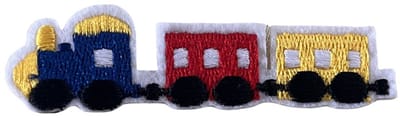 Trein voertuig strijkapplicatie strijk embleem - patch - patches - stof & strijk applicatie - Iron - on [Carnaval]