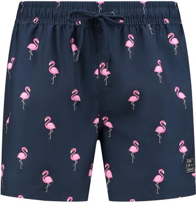 Son of a Beach - Flamingo Blue Jongens Zwembroek - maat 74-80 - Blauw