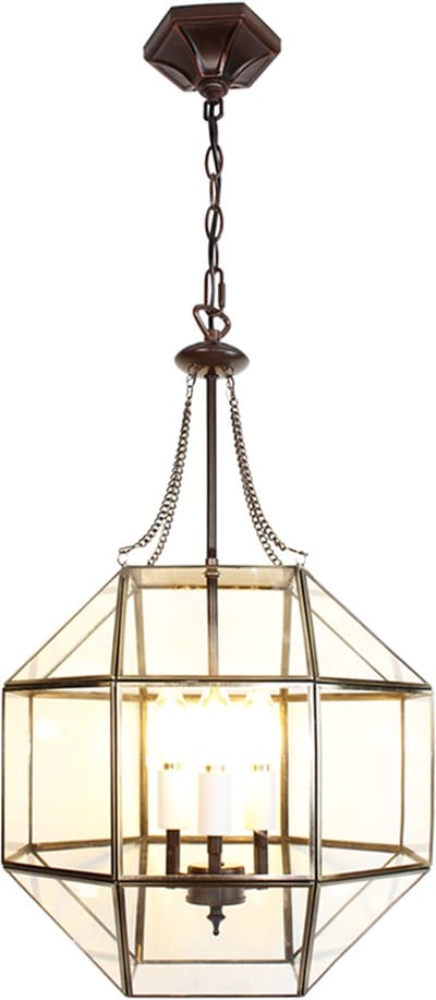 Lumilamp Hanglamp 35x35x180 cm Transparant Metaal