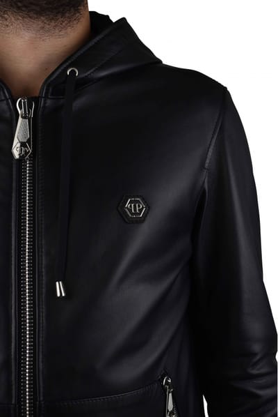 Philipp Plein Jack met capuchon Zwart