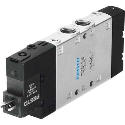 Festo 5/2 Monostabiel Lucht Magneetventiel G1/4 1500L/Min - 163142