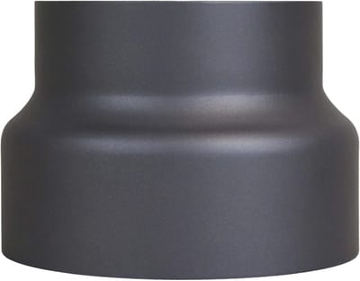 Reduceren van kachelpijpen Ø 180 mm naar Ø 150 mm - Zwart