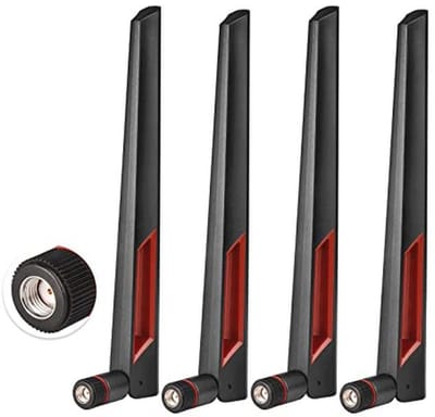 WLAN-antenne Dual-Band 2,4 GHz, 5 GHz en 5,8 GHz - 8 dBi Omnidirectioneel