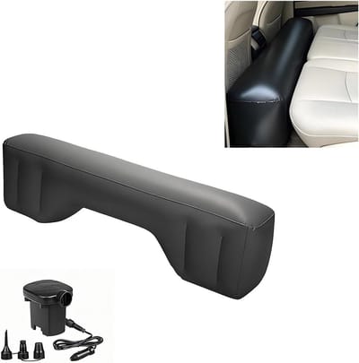 Achterbank Lückenpad - Auto Luchtmatras - Reis Comfort - Vult Voetenruimte Op - 0.7 Kilogram - Zwart