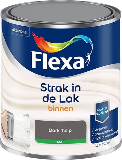 Flexa - Strak In De Lak Binnenlak Mat - Dark Tulip - Mengverf - 1 L