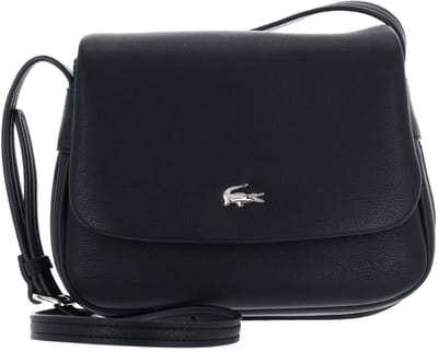 LACOSTE schoudertas Flap Crossover Bag Noir zwart