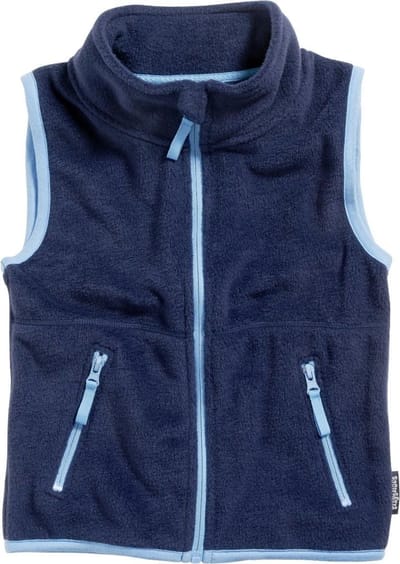 Playshoes Bodywarmer Fleece Junior Navy/lichtblauw Maat 104