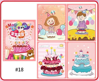 Winter Uitverkoop! 1+1 Deal Vakantiecadeau | Magisch Water Kleurboek voor Kinderen | Black Friday | Herbruikbare Water Tekening | Kleuren met Waterpen | Gefelicitaart