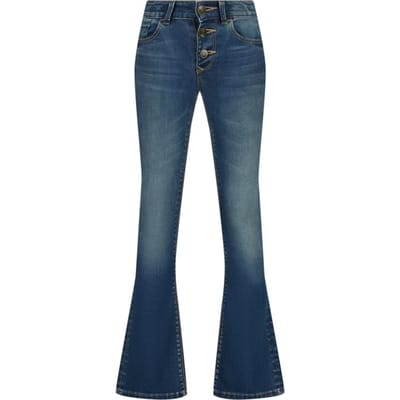 RAIZZED Girls Melbourne Jeans Dark Blue Stone Size: 2 | Jeans Outlet | Unisex | Blauw