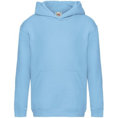 Fruit of the Loom Kinder/Kids Premium Hoodie (Hemelsblauw)