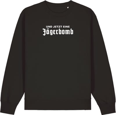 Jägerbomb wintersport sweater zwart S - soBAD. | Foute apres ski outfit | kleding | verkleedkleren | wintersporttruien | wintersport dames en heren