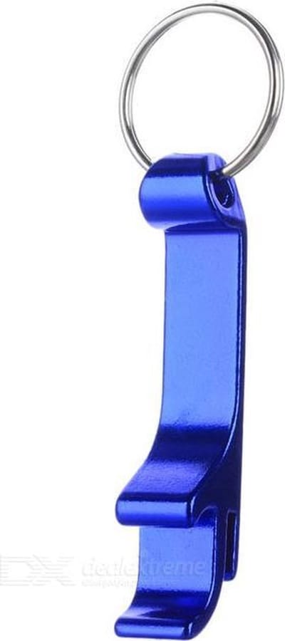 *** Bierflesopener Sleutelhanger - Bier Sleutelhanger - Bieropener, Beer Opener en Flesopener - Festival - Boot - Onderweg Vakantie van Heble® ***