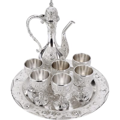 Wijnglazen Zilver Wit Europese Stijl Huisdecoratie Klassieke Wijnglas Karaf Set