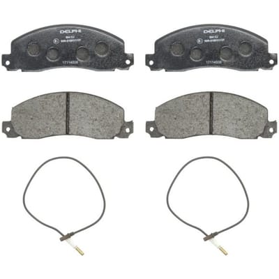 Remblokset DELPHI LP504, voor