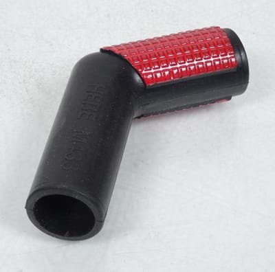 Embout silicone noir rouge protège sélecteur vitesse pour moto quad 17073-001