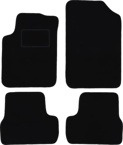 Zwarte veloursmatten voor: Citroen C3 I hatchback (2002-2009)