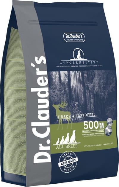 Dr.Clauder's All Breed Hyposensitive Hert&Aardappel - Hondenvoer - 11.5 kg