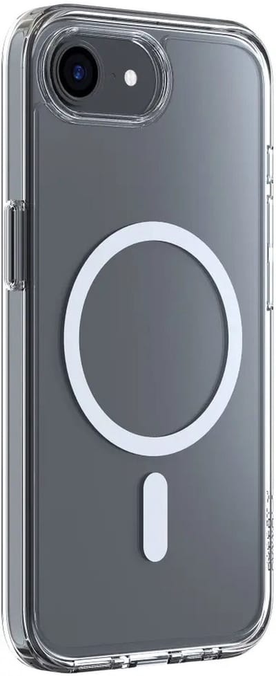 TORRAS Guardian Magnetic Hoesje Geschikt voor Apple iPhone 17e / 16e - Compatibel met MagSafe / Qi2 - Matte Beschermhoes - Back Cover met Magneet Transparant