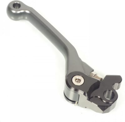 Paire de levier articulés coloris titane pour moto Kawasaki 250 KX-F 2004 neuf