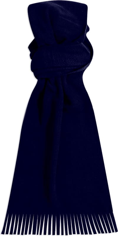 Sjaal winter dames en heren - fleece sjaals - omslagdoek - sjaaltje donkerblauw - Zeer donkerblauw