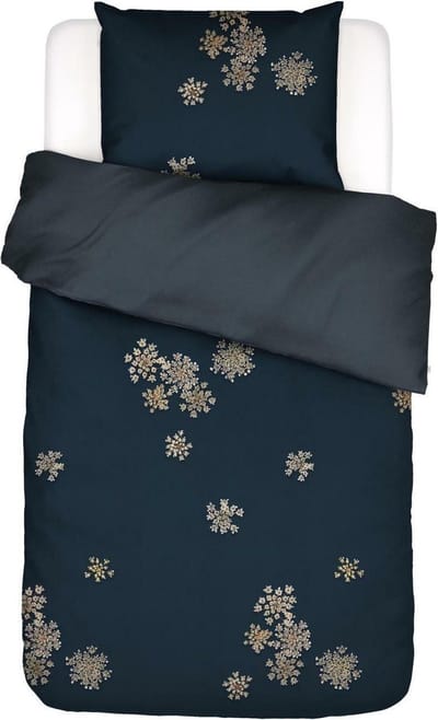 Essenza Lauren Dekbedovertrek Indigo blauw - Eenpersoons – 140x200/220 cm