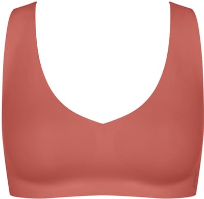 Zero Feel Bralette padded 2.0 - naadloze Bh - Comfortabele Bh top zonder beugel of sluiting - Schijnt niet door - M - Oranje