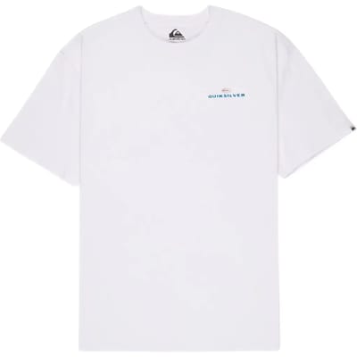 Quiksilver Upside Down T-shirt Met Korte Mouwen Wit M Man