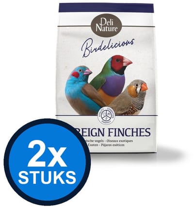2x Deli Nature - Birdelicious tropische vogels 2,5kg - Vogelvoer - 2.5 kg