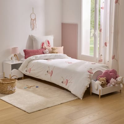 Atmosphera Kids Ballerina Dekbedovertrek set met 1 kussensloop 140x200cm/65x65cm