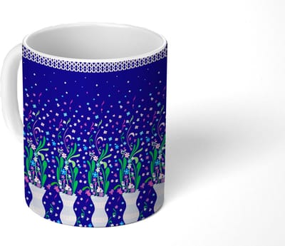 Mok - Koffiemok - Bloemen - Patronen - Lente - Mokken - 350 ML - Beker - Koffiemokken - Theemok