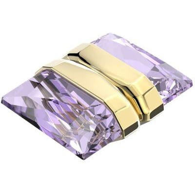 Swarovski Lucent Design Magnétique Coupe Carrée Ton Or Clips d'Oreille Boucles d'Oreilles pour Femmes Violet 5613561 Box (Random Color) beige